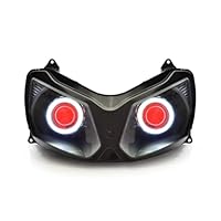 ライト Amazon.co.jp: オートバイ LED ヘッドライトアセンブリ Kawasaki